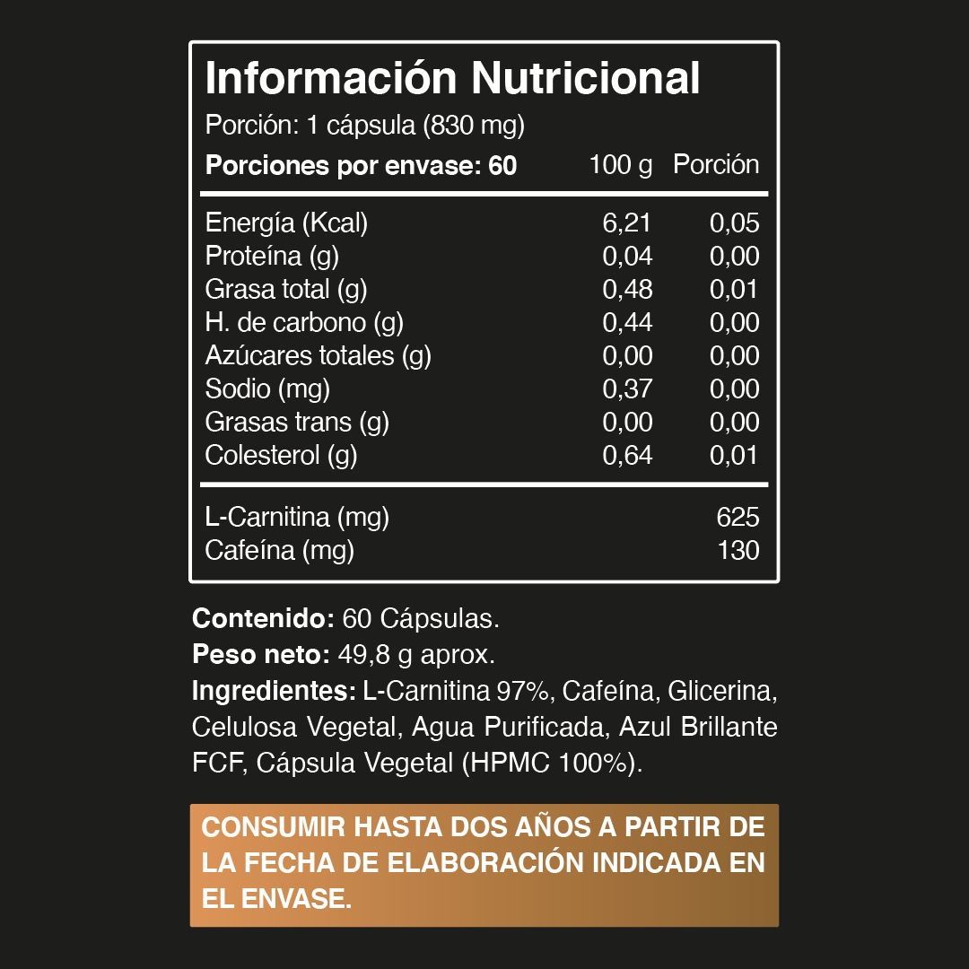 Power Plus 24/7: L-Carnitine + Caffeine
